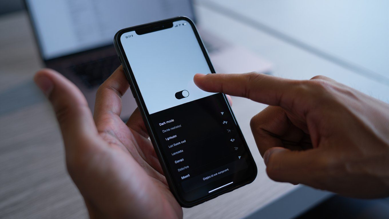 Mode sombre noir instagram pour Android et Iphone