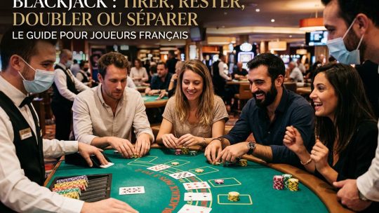 Blackjack : tirer, rester, doubler ou séparer, le guide pour joueurs français 2026
