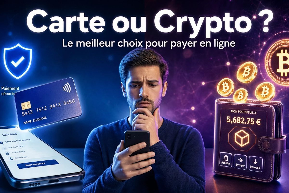 Paiement par carte vs crypto : quelle option choisir en ligne