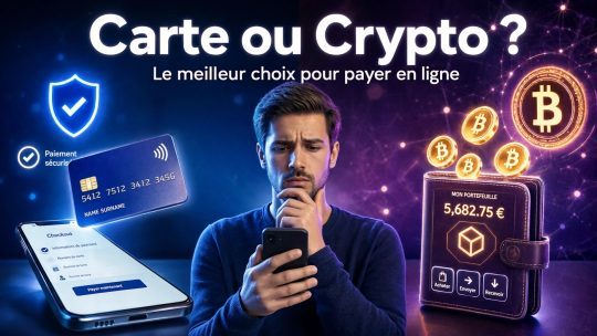 Paiement par carte vs crypto : quelle option choisir en ligne