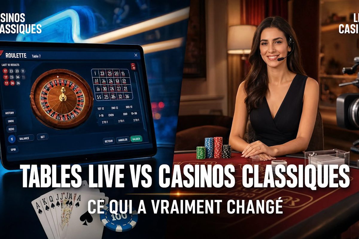 Ce qui distingue les tables live modernes des versions numériques classiques dans les casinos comme Casino Online CrazyTower