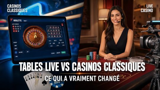 Ce qui distingue les tables live modernes des versions numériques classiques dans les casinos comme Casino Online CrazyTower