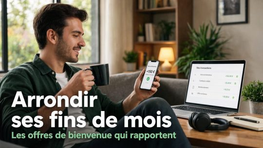 Offre de bienvenue : comment arrondir les fins de mois sans lever le petit doigt (ou presque)