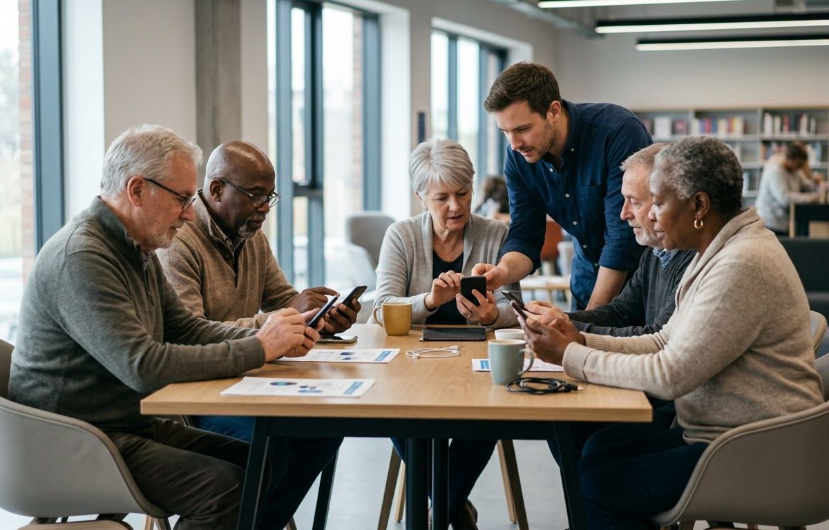 Formation smartphone senior gratuite : où apprendre et que faut-il maîtriser ?