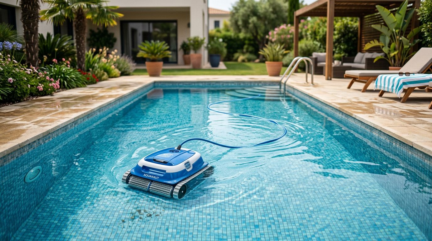 navigation d’un robot de piscine