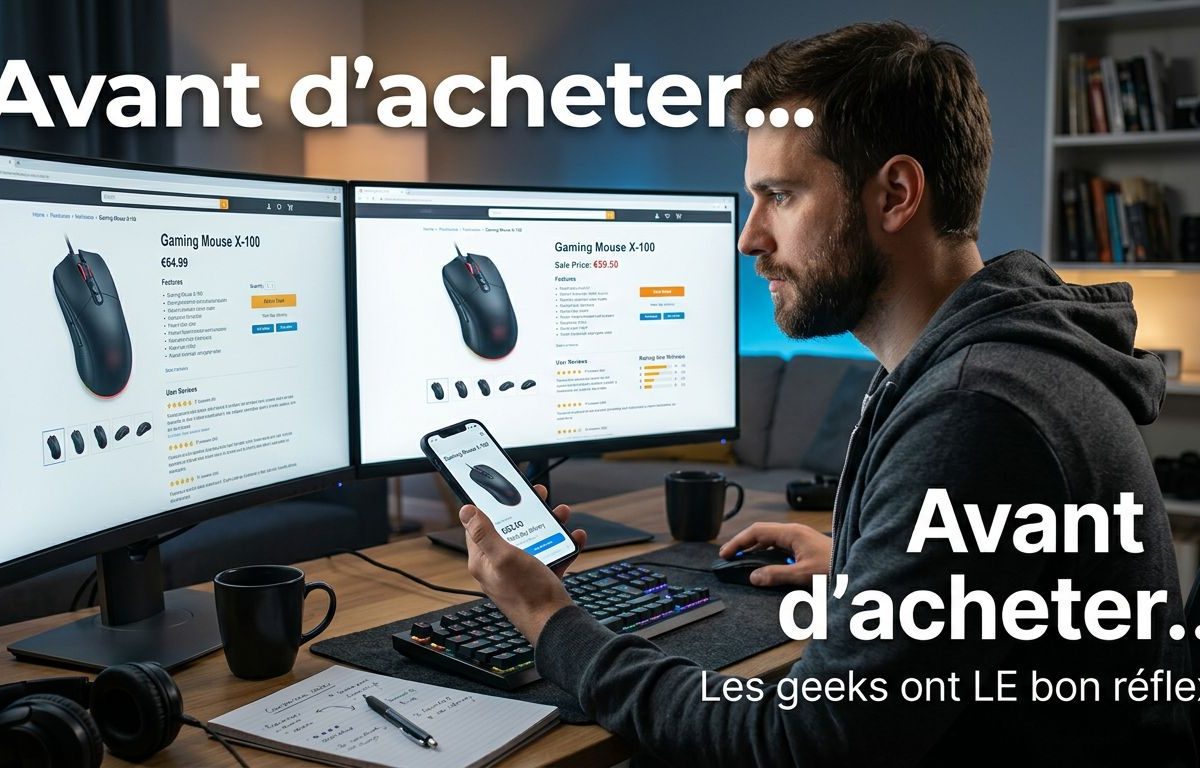 Pourquoi les geeks comparent de plus en plus avant d’acheter en ligne