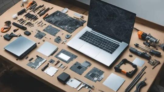 Écran de PC portable cassé : diagnostic, réparation et prix