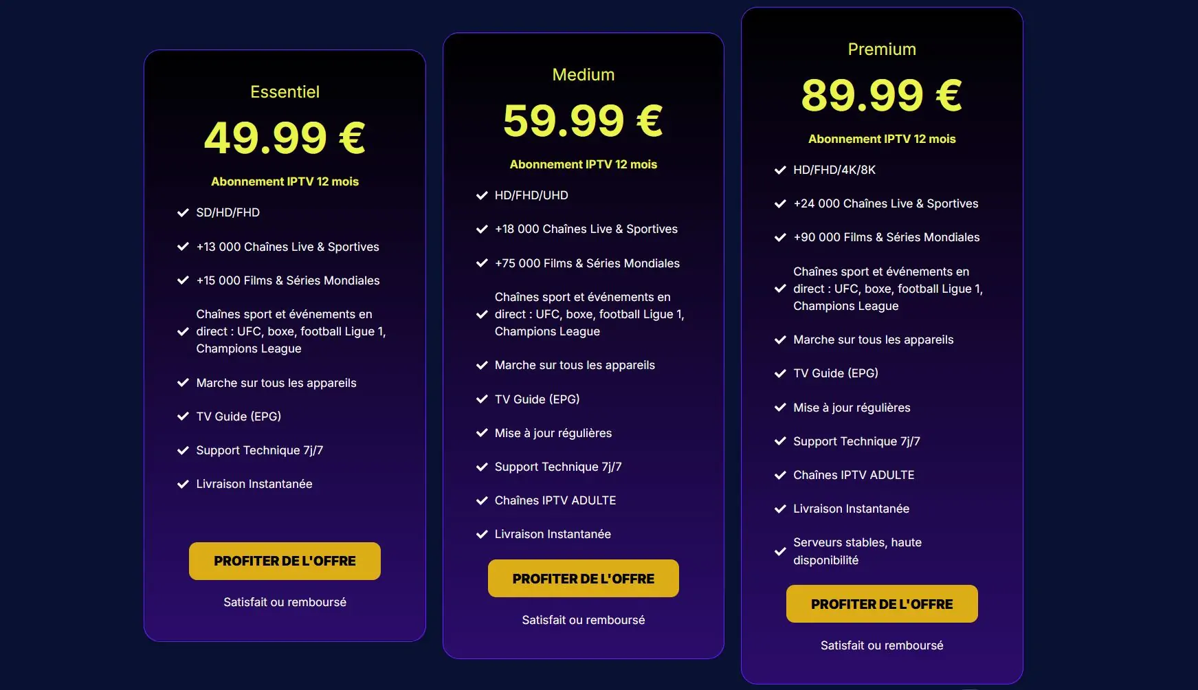 Abonnement Smart Iptv