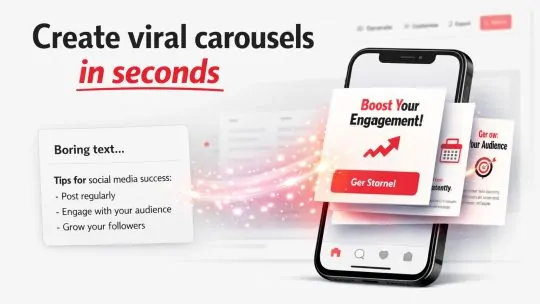 Comment créer un carrousel Instagram viral en 2 minutes (sans payer un graphiste)
