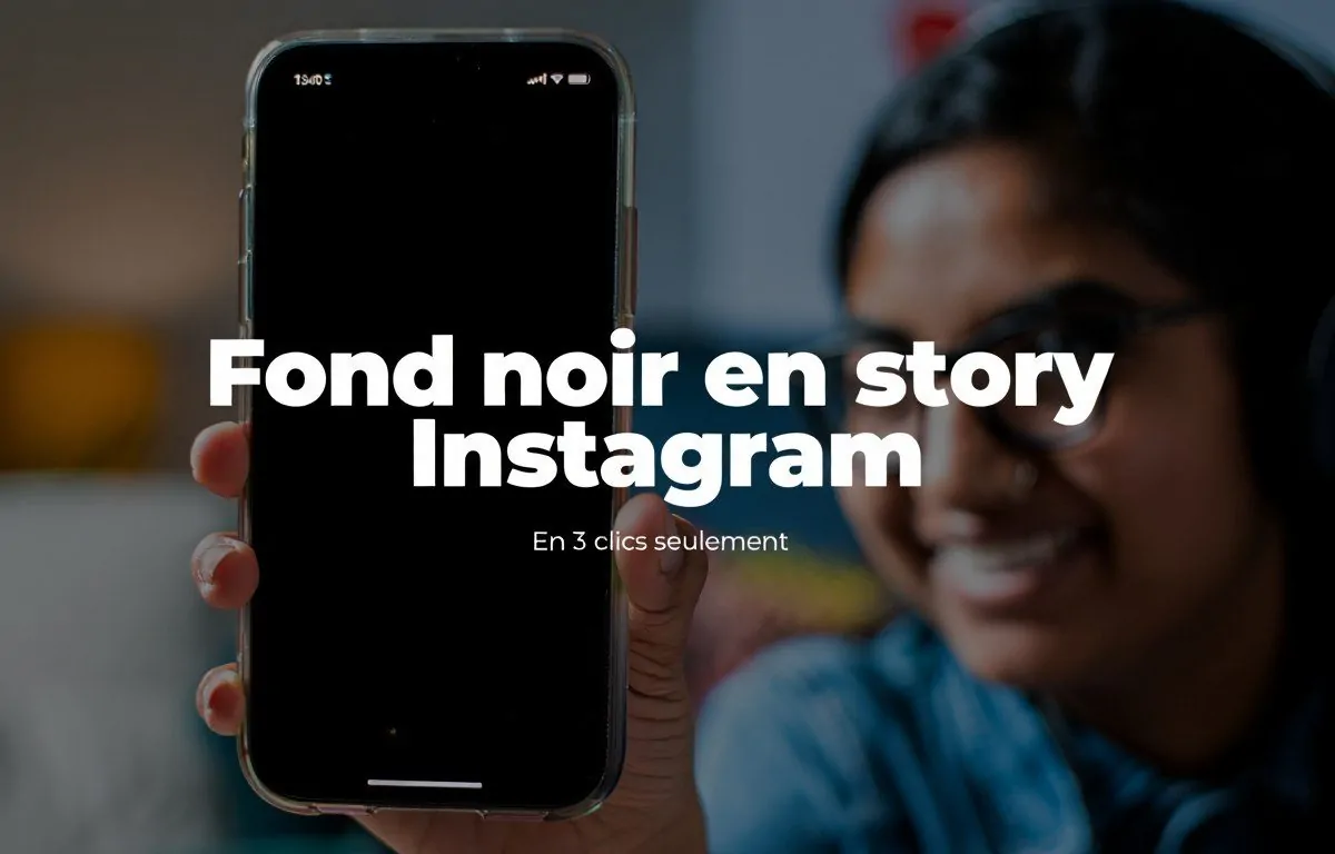 Comment mettre un fond noir en story Instagram en 3 clics