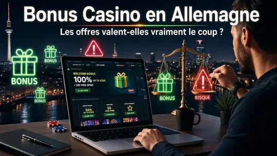 Les meilleurs bonus casino en Allemagne