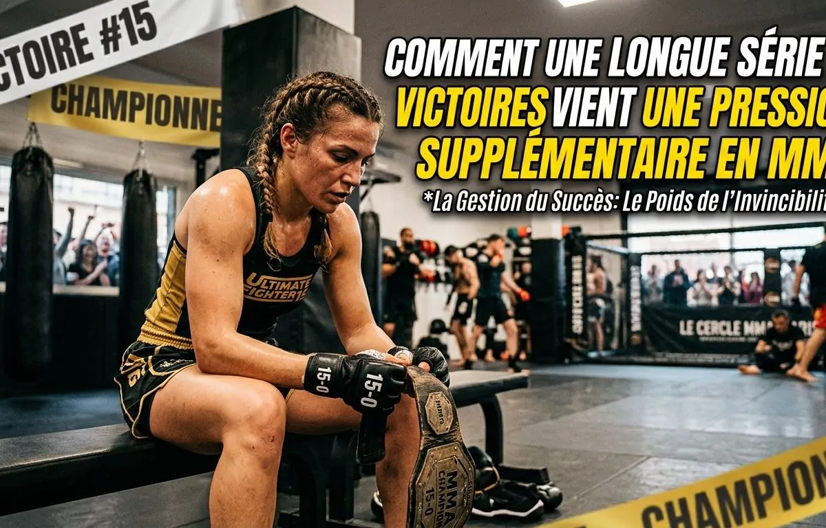 Comment une longue série de victoires peut devenir une pression supplémentaire en MMA