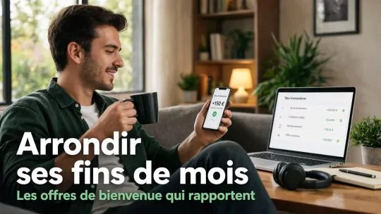 Offre de bienvenue : comment arrondir les fins de mois sans lever le petit doigt (ou presque)