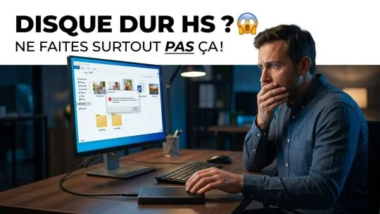 Comment récupérer des fichiers sur un disque dur endommagé?